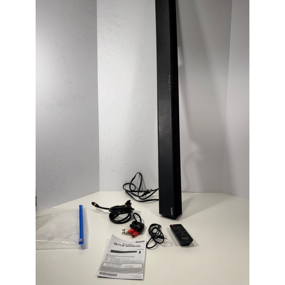 Sanyo FWSB405F Soundbar with Bluetooth Remote and Optical Cable Black